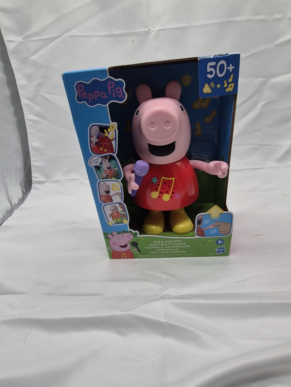 Peppa Pig Singing Peppa Plush Toy - Pink & Red